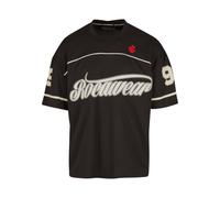 T-Shirt ROCAWEAR "Rocawear Rocawear BALLER Trikot", Damen, Gr. M, jet schwarz, 100% Polyester, bedruckt, normal, Rundhals, Shirts T-Shirt (18793805-M) jet schwarz