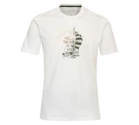 T-SHIRT ROUND NECK MIT PRINT 1 01 WEISS 6XL