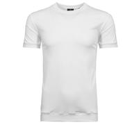 Ragman T-Shirt Herren Pima Rundhals mit Bündchen Regular Fit Baumwolle Weiss-006 L