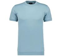 Ragman T-Shirt Pima Regular Fit Rundhals mit Bündchen Kurzarm Baumwolle Blau XXL