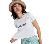 T-Shirt ROXY "Beach Love", Damen, Gr. S, weiß (coconut milk), Obermaterial: 100% Baumwolle., Shirts T-Shirt (31797521-S) coconut milk