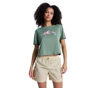 Roxy - Women's Boundless Spirit Tee 3 - T-Shirt, Gr. L, türkis (OilGreen)