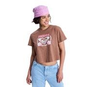T-Shirt ROXY "Endless Weekends", Damen, Gr. XL, braunie, Obermaterial: 100% Baumwolle., Shirts T-Shirt (31744736-XL) braunie