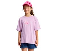 T-Shirt ROXY "Eveoversize Washed", Mädchen, Gr. 8(125-130cm), rosa (crocus petal), Obermaterial: 100% Baumwolle., Shirts T-Shirt (82882954-8) crocus petal
