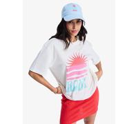 T-Shirt ROXY "HANGLOOSE POSTER", Damen, Gr. XXL (44), coconut milk, Obermaterial: 100% Baumwolle, Rundhals, Shirts T-Shirt (68321567-XXL) coconut milk
