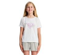 Roxy Kurzarm-T-Shirt LILYREGULAR Night Girls Weiß