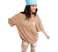 T-Shirt ROXY "My Boyfriend", Damen, Gr. L, braunie, Obermaterial: 100% Walkfrottier;, Shirts T-Shirt (19837210-L) braunie