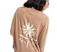 T-Shirt ROXY "My Boyfriend", Damen, Gr. M, braunie, Obermaterial: 100% Walkfrottier;, Shirts T-Shirt (19837210-M) braunie