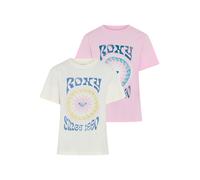 T-Shirt ROXY "O HANGLOOSE BALI WAVE", Damen, Gr. XS, ass pink, Jersey, Obermaterial: 100% Baumwolle, Rundhals, Shirts T-Shirt, Kurzarm, mit Rundhalsausschnitt, aus Baumwolle (32490521-XS) ass pink