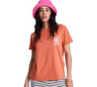 T-Shirt ROXY "Oceanregular", Damen, Gr. S, apricot brandy, Obermaterial: 100% Walkfrottier;, Shirts T-Shirt (42807427-S) apricot brandy