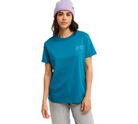 T-Shirt ROXY "Oceanregular", Damen, Gr. S, blau (corsair), Obermaterial: 70% Baumwolle, 30% Baumwolle., Shirts T-Shirt (15144261-S) corsair