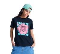 T-Shirt ROXY "Oceanregular Poster", Damen, Gr. L, anthrazit, Obermaterial: 100% Walkfrottier;, Shirts T-Shirt (84500935-L) anthrazit