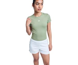 T-Shirt ROXY "Rise & Vibe", Damen, Gr. M, oil grün, Obermaterial: 80% Microfaser, 20% Elasthan;, Shirts T-Shirt (11883068-M) oil grün