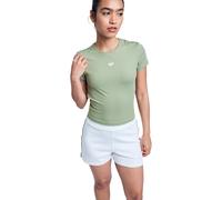 T-Shirt ROXY "Rise & Vibe", Damen, Gr. XXL, grün (olivgrün), Obermaterial: 80% Polyester, 20% Elasthan., Shirts T-Shirt (11883068-XXL) olivgrün