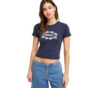T-Shirt ROXY "Sea You Later", Damen, Gr. XL, blau, Obermaterial: 100% Baumwolle., Shirts T-Shirt (52117050-XL) blau