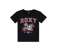 Roxy Kurzarm T-Shirt LILYREGULAR Vintage Girl's Black 14, anthrazit, 14 Jahre
