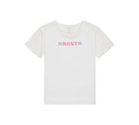 Roxy Kurzarm T-Shirt LILYREGULAR Vintage Girl's White 4, Egret, 4 Jahre