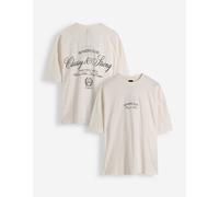 T-Shirt - Rückenprint - weiß L