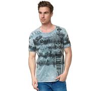 Color Tie Dye Batik T-Shirt mit Front-Print S