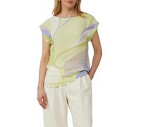 s.Oliver BLACK LABEL Ärmelloses Blusenshirt mit Frontprint Creme 34