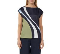 s.Oliver Blusenshirt Relaxed Fit – Mehrfarbig/Blau Größe 40 (2166794.59D2.40)