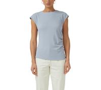 Elegantes Shirt mit seitlicher Raffung 42 blau 2176511.5136.42