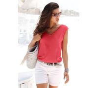 T-Shirt S.OLIVER Gr. 36/38, orange (koralle) Damen Shirts (247001-36) koralle