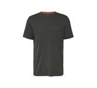 T-Shirt S.OLIVER, Damen, Gr. XL, dunkelgrau, Single Jersey, Obermaterial: 100% Baumwolle, meliert, normal hüftbedeckend, Rundhals, Shirts T-Shirt, in melierter Optik (42254854-XL) dunkelgrau