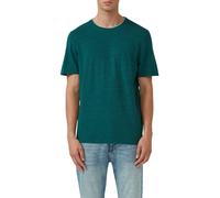 Meliertes Piqué-T-Shirt mit Kontrast-Details L grün 2170135.79W1.L