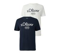 Weiches Jersey-T-Shirt mit Kurzarm und Rundhalsausschnitt im Doppelpack M weiß 2174519.01X1.M