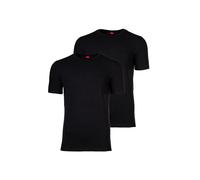 s.Oliver Herren T-Shirt, 2er Pack - Basic, Rundhals, einfarbig S Schwarz