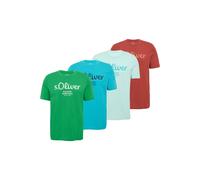 s.Oliver T-Shirt 4er Pack Herren mehrfarbig, M