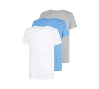 Calvin Klein 3-er Set T-Shirt Weiß, Grau & Blau