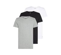 Calvin Klein Herren 3er Pack T-Shirts Kurzarm aus Baumwolle, Mehrfarbig (Black, White, Grey Heather), XL