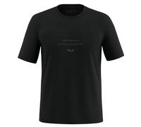 Salewa T-Shirt Eagle EITD AM – Merino – Schwarz (BlackOut) – Größe XXL