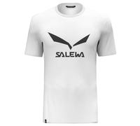 Salewa Trekking-t-shirt Für Herren Mann Solidlogo Dri-release S/s Tee Weiß M
