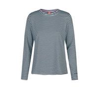 T-Shirt SALZHAUT "Longsleeve VOSS", Damen, Gr. XL, blau (navy, breeze), Obermaterial: 95% Baumwolle CO. 5% Polyester PES., Shirts T-Shirt (24785401-XL) navy, breeze