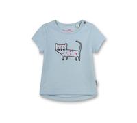T-Shirt SANETTA "T-Shirt 1er Pack", Mädchen, Gr. 56, blau, Obermaterial: 100% Baumwolle CO., Shirts T-Shirt (20639227-56) blau