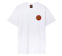 Santa Cruz - Classic Dot Chest - T-Shirt, Gr. M, weiß (White)