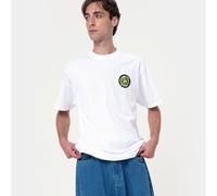 T-Shirt SANTA CRUZ "ROSKOPP SCREAMING TARGET T-SHIRT", Herren, Gr. S, weiß, Obermaterial: 100% Baumwolle, Shirts T-Shirt (22545700-S) weiß