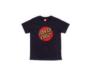 T-Shirt SANTA CRUZ "YOUTH CLASSIC DOT T-SHIRT", Jungen, Gr. 122/128 (8), schwarz, Obermaterial: 100% Baumwolle, Shirts T-Shirt (41468314-122) schwarz