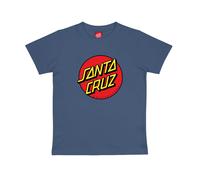 Santa Cruz Classic Dot Kids T-Shirt heritage blue Jungen Gr. S