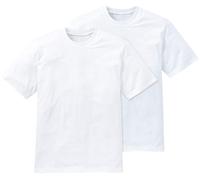 Schiesser Herren American Shirt Rundhals Unterhemd mit Arm - 100% Baumwolle