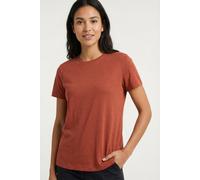 T-Shirt SCHÖFFEL "T Shirt Hohberg L", Damen, Gr. 38, schwarz crabapple, Obermaterial: 60% Baumwolle, 40% Polyester, normal, Rundhals, Shirts T-Shirt, sportliche Passform, Kurzarm, für Trekking und Fre