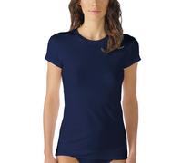 Mey Damen-Shirt Serie Cotton Pure – 1/2 Arm – Night Blue – XS (36)