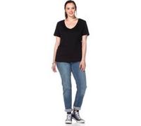 Sheego T-shirt Schwarz Regular Fit für Damen - 48/50