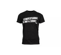 T-Shirt Scootertuning is not a crime (STINAC), schwarz, XL