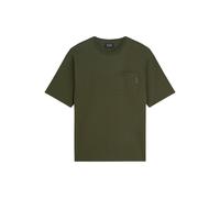 SCOTCH&SODA Herren T-Shirt - Core 3 Crosses Loose Fit Pocket T-Shirt, Rundhals, Kurzarm, einfarbig Dunkelgrün / XL XL Grün