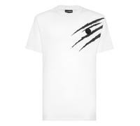 PLEIN SPORT T-Shirt SCRATCH (SAEC-MTK8019-STE001N) XXL 0170 | white/silver