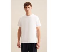 T-Shirt SEIDENSTICKER "Regular" Gr. M, weiß Herren Shirts (97716348-M) weiß